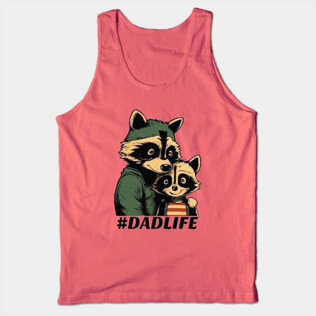 Raccoon dad Tank Top by Nasitama